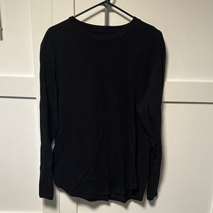H&M Elegant Black Long Sleeve Top
